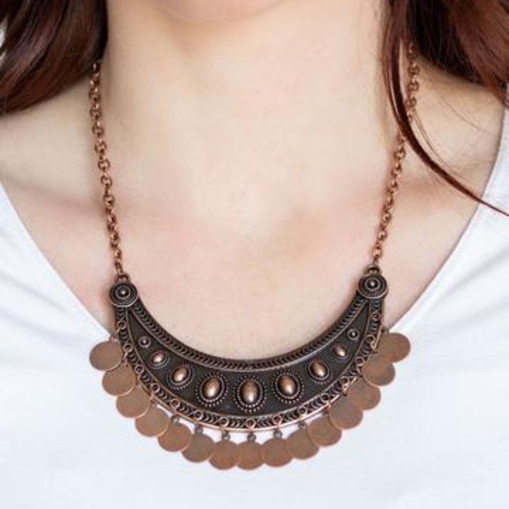Paparazzi CHIMEs UP - Copper  Necklace